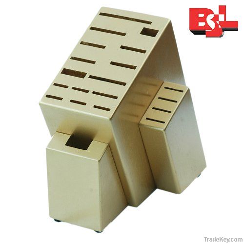 Multihole Bamboo Knife Block bsl-010