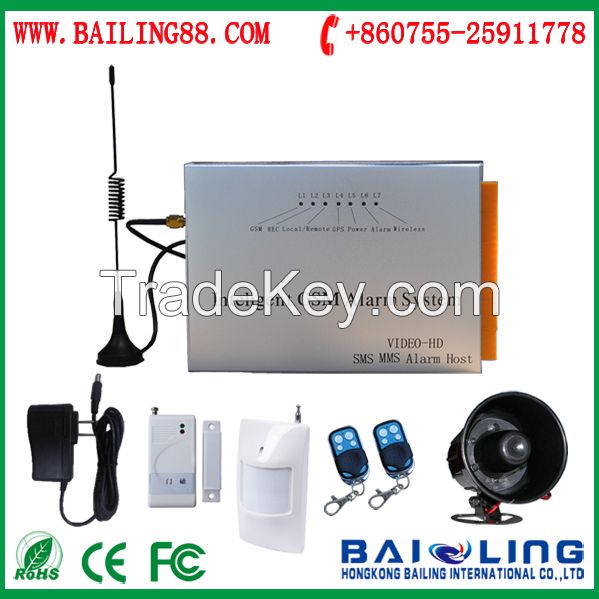 industrial GSM  MMS intelligent commerical burglar alarm system