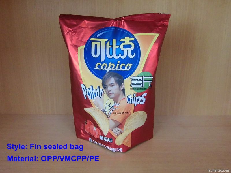 Potato chips bag