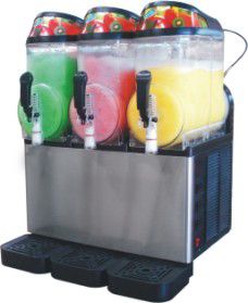 Commercial slush machine with handle