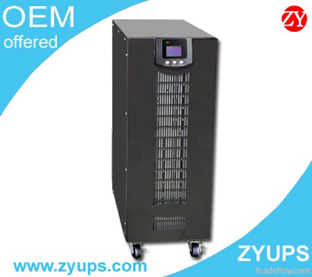 Online UPS 3 phase in 1 phase out c10ks 6kva~20kva high frequency