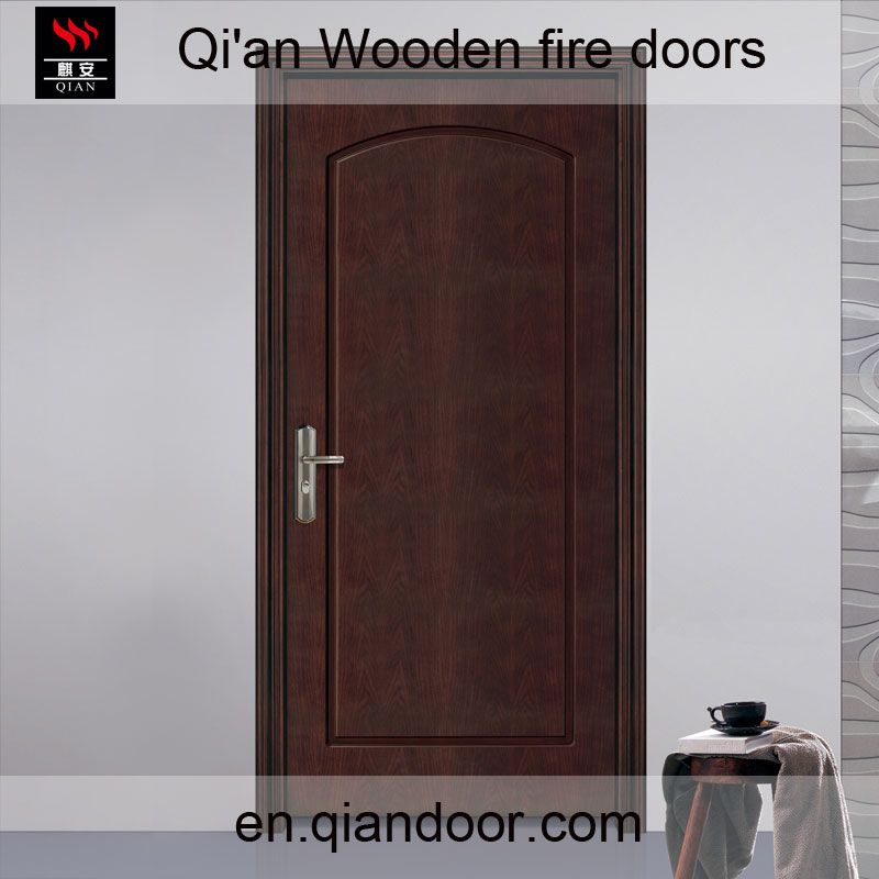 Wooden fire door