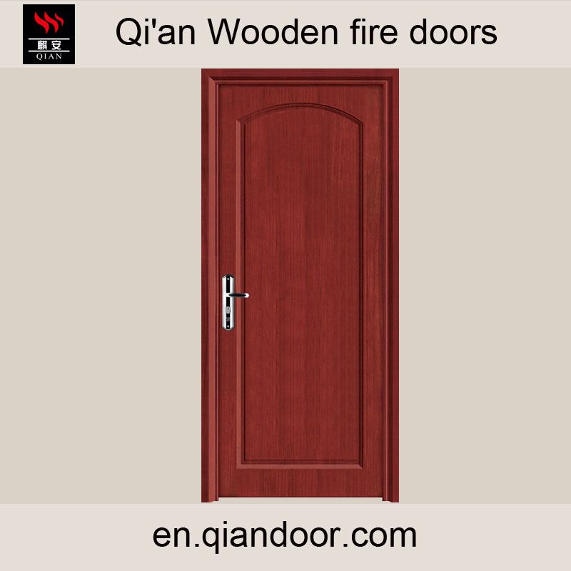 Wooden fire door