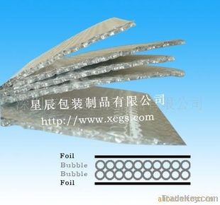 Double bubble aluminum foil insulation