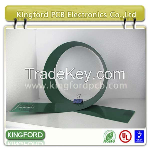 1.3 meter long double sided PCB with 0.4mm thickness