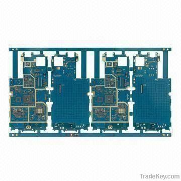 Eight layer PCB with immersion gold surface treatment