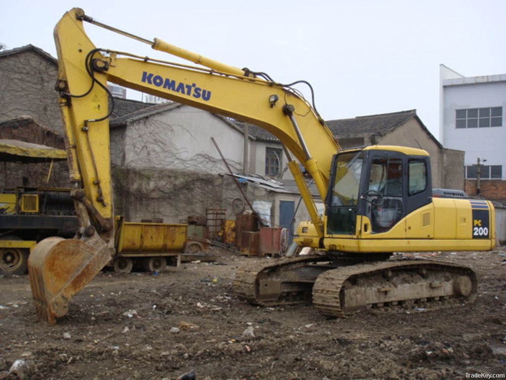 Used Komatsu excavator