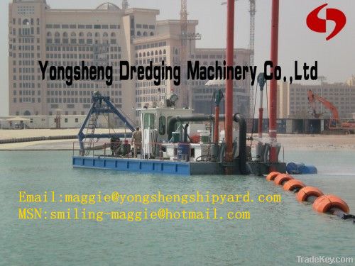 12 inch cutter suction sand dredger with dredging depth 12m