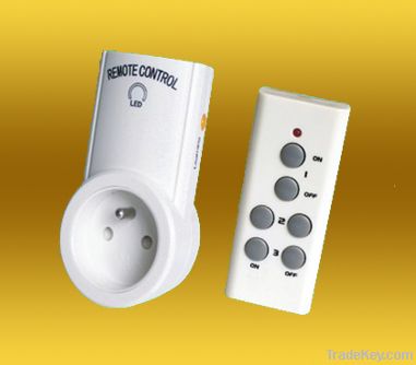 Wireless remote control socket/switch/plug for French