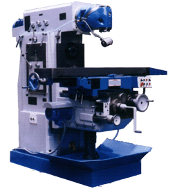 UNIVERSAL SWIVEL HEAD MILLING MACHINE working table 320x1400mm