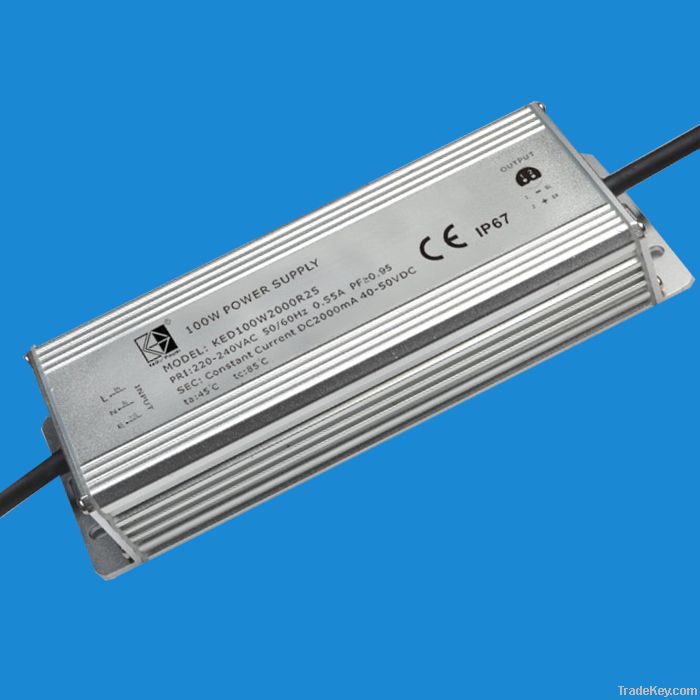 IP67 80-100W Waterproof LED driver