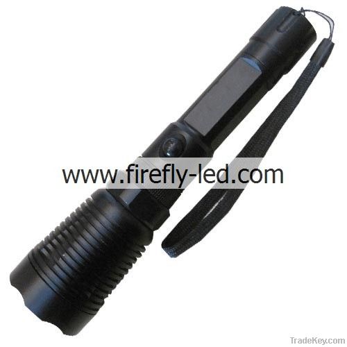 High power LED Aluminum Alloy Rechargeable Flashlight