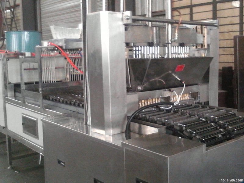 Automatic hard candy depositing line