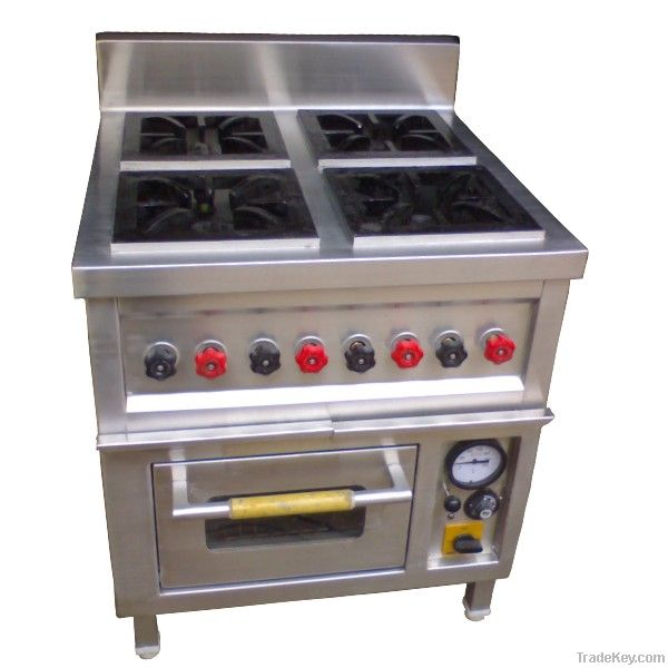 Four Burner Range with Oven