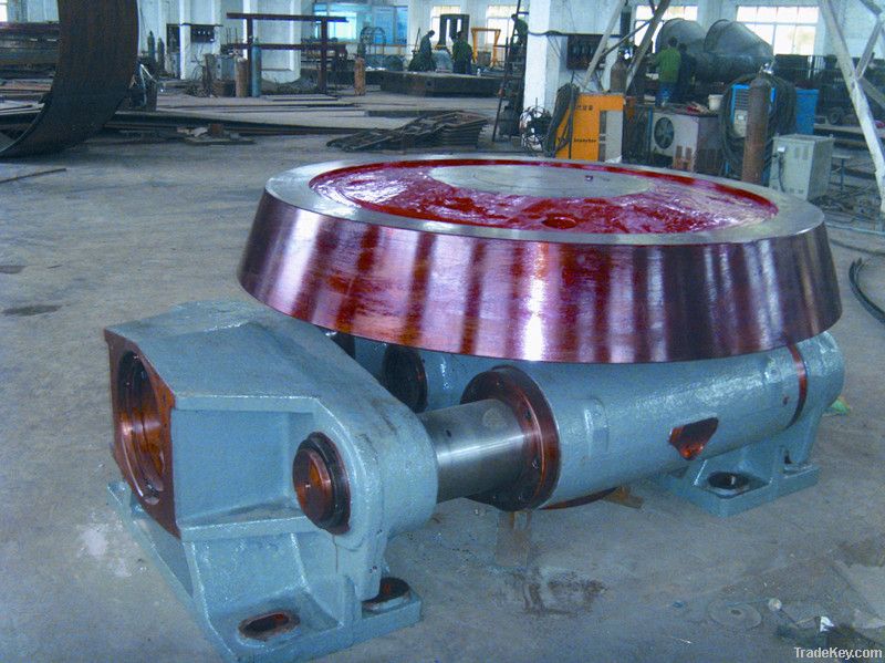 Hydraulic blocking wheel