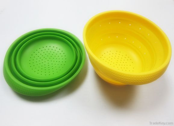 100% food grade silicone colander&strainer