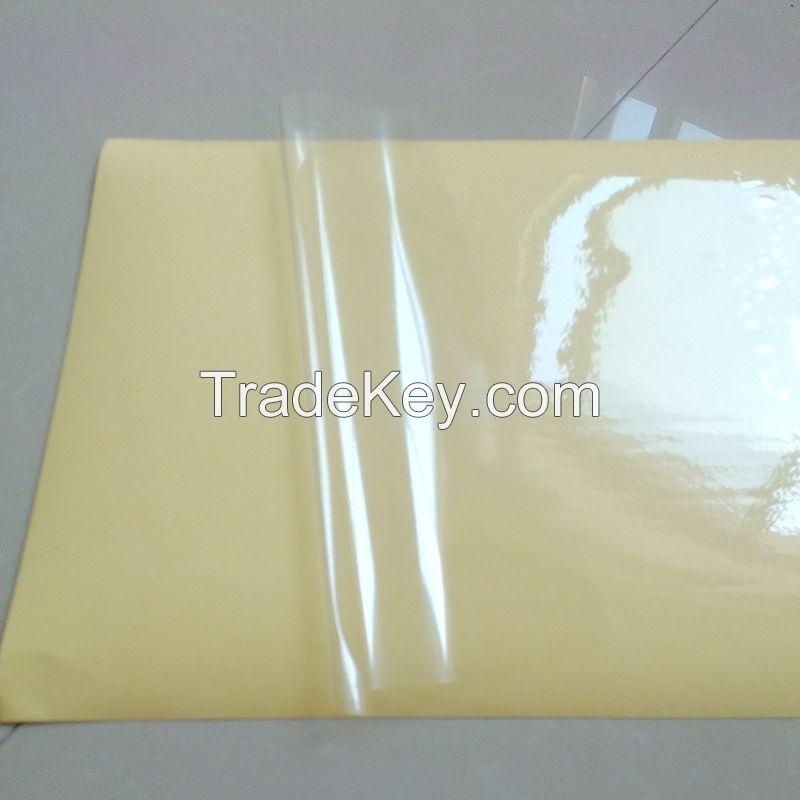 self adhesive transparent PET film