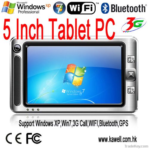 5 inch tablet pc with windows, support wifi, bluetooth