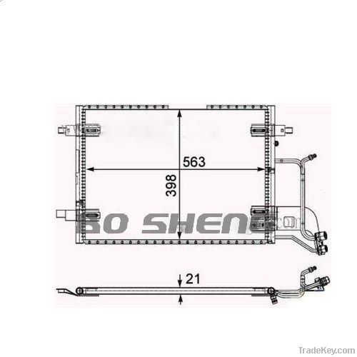 Radiator, Engine cooling for Audi Vw Skoda Seat