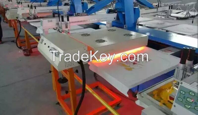 Automatic oval screen printing machine