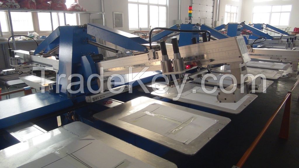 Automatic oval screen printing machine