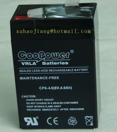 6V4.0AH  SEALED  LEAD ACID BATTERY