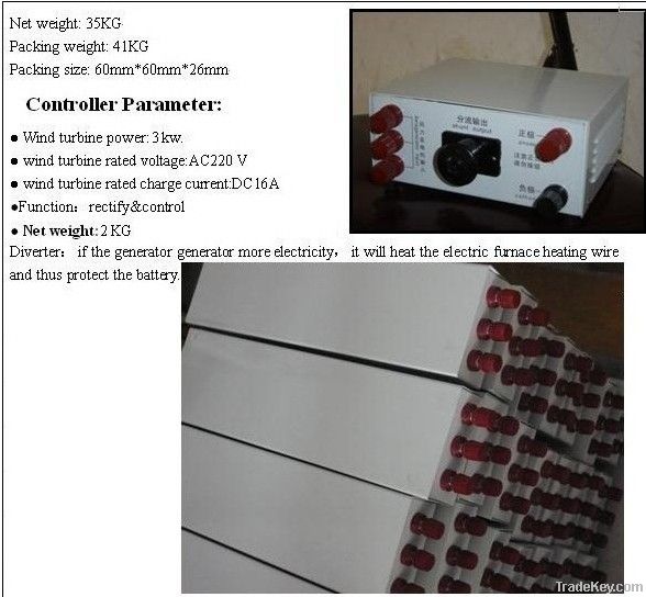 3KW off-grid wind power generator