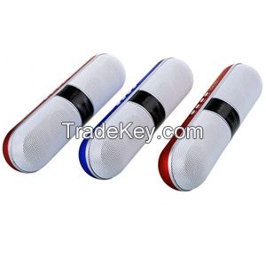 New Pills Wireless Bluetooth Speaker with USB/TF/FM Radio/LED colorful light