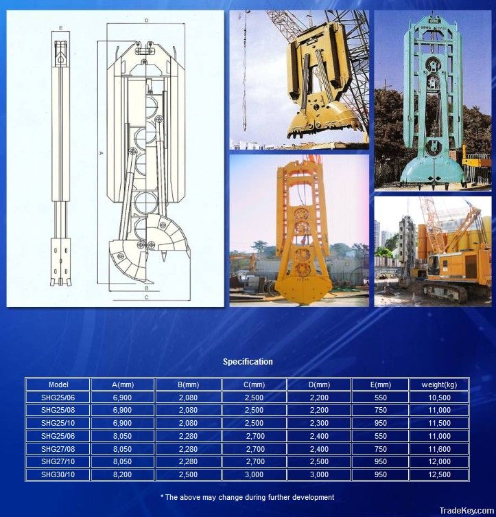 Diaphragm Wall Grab