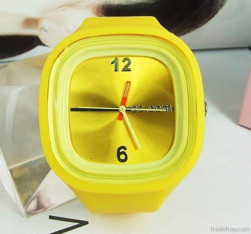 silicone jelly watch