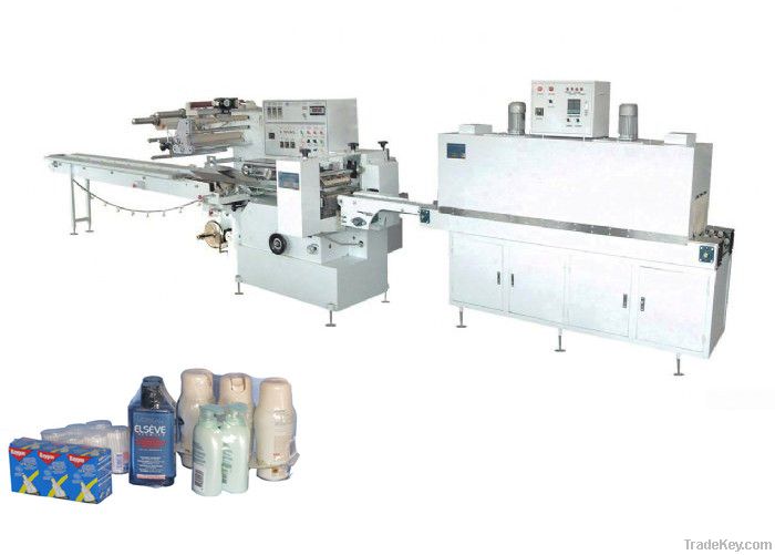 High speed automatic heat shrinking packing machine