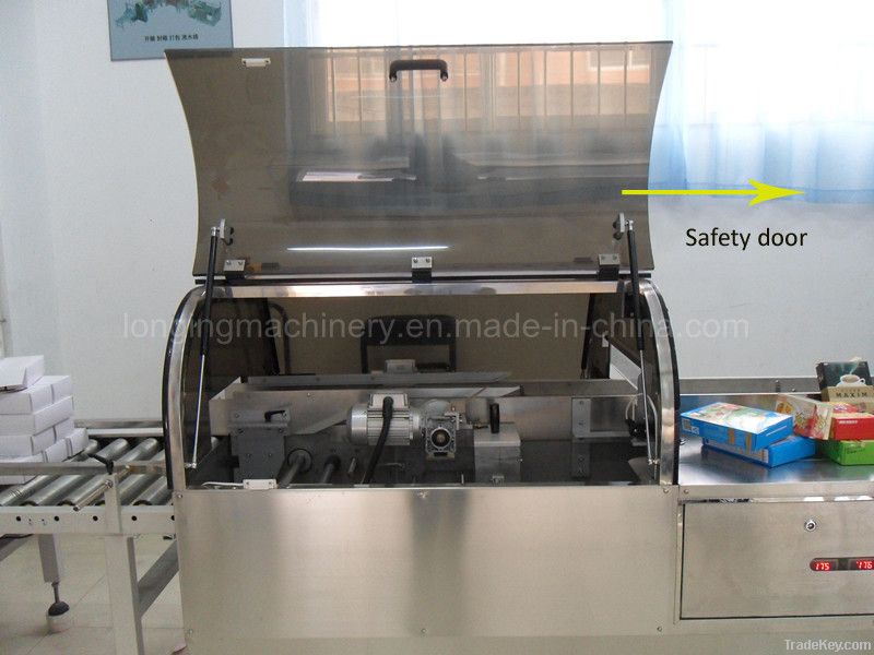 Automatic high speed paper box sealing packing machine