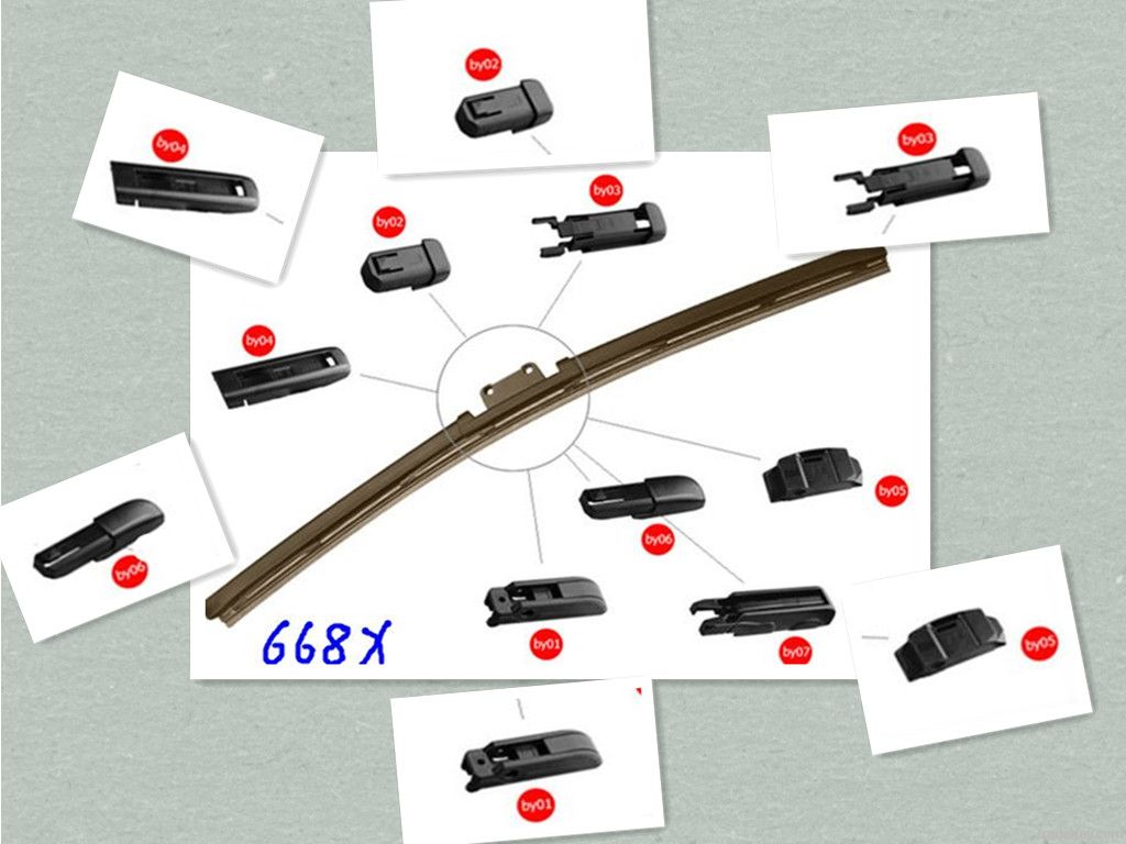 car multi-adaptor wiper blade