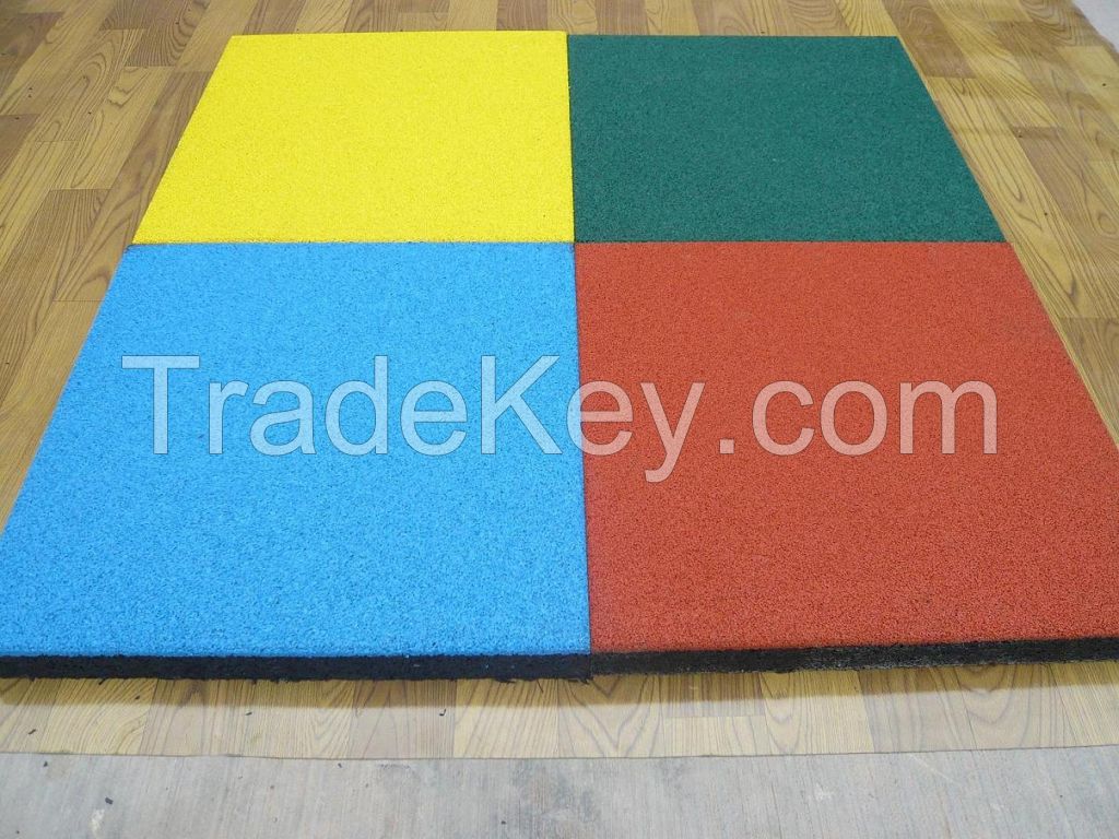 epdm color rubber tile