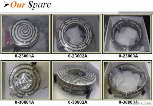 MOCVD tungsten and molybdenum parts