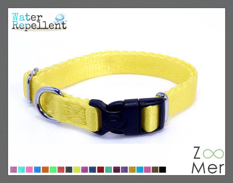 *Water Repellent Twilled Nylon* Lockable Dog Safety Collar