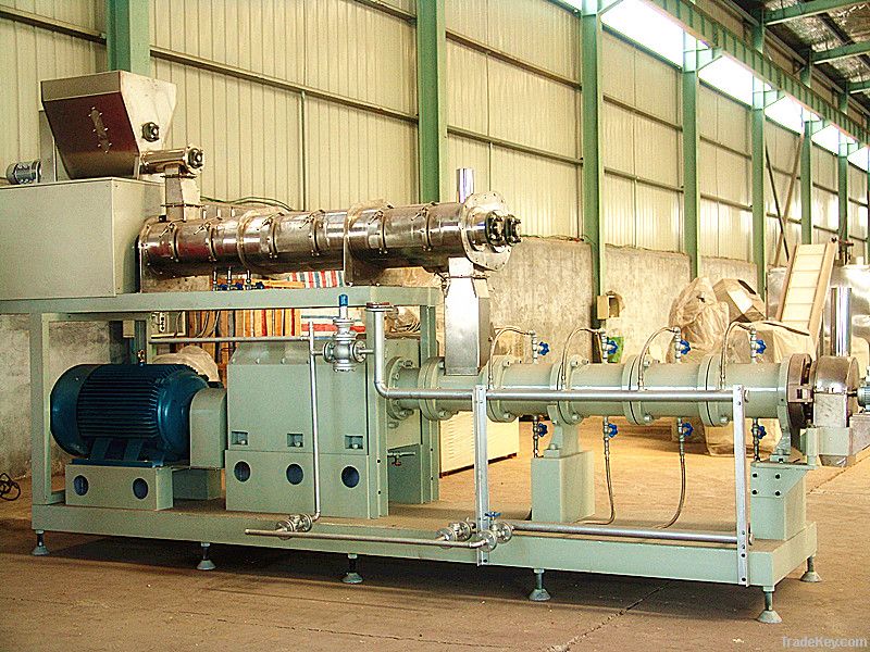 Textured soybean processing machine/line