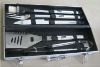 5pcs of bbq tools set with plastic handle