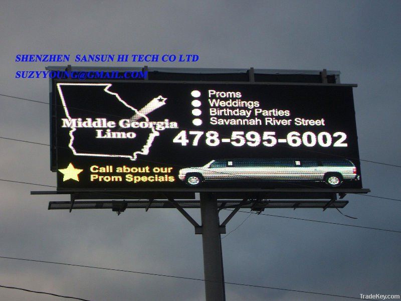 p16 traffic led display