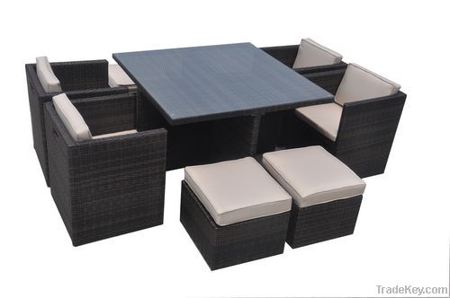 Outdoor Rattan Dining UK Set