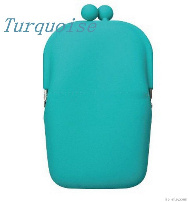 Fashion silicone make up bag cosmetic case