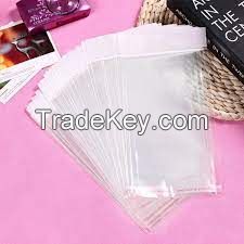 Clear plastic bags with ties