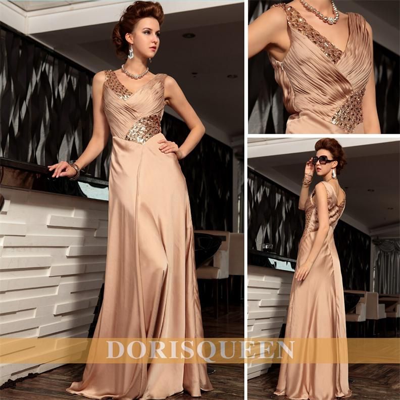 unique bright champagne color nobel elegant mother of the brides dresses 30741