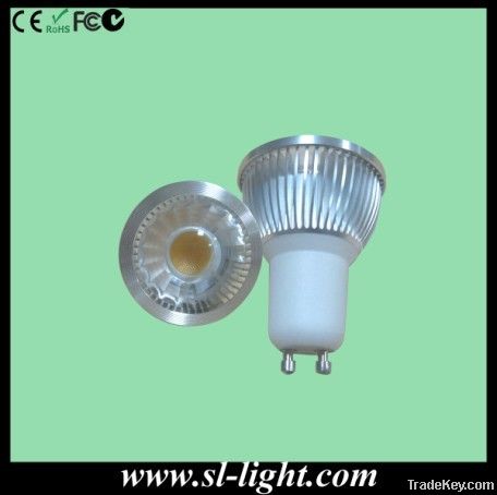 High power COB 1*5w dimmable MR16 led spotlight