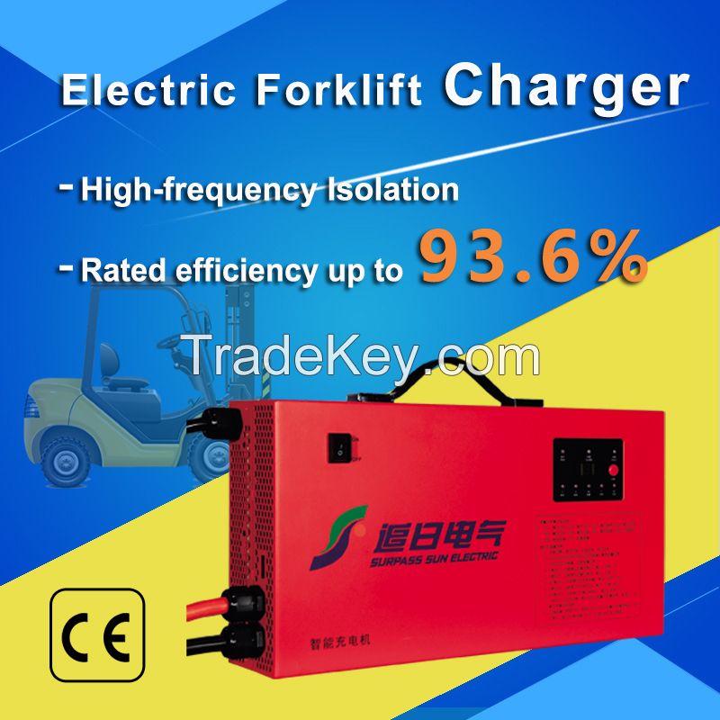 48V~80V Intelligent Electric Forklift Charger Li Ion/Lead Acid battery charger