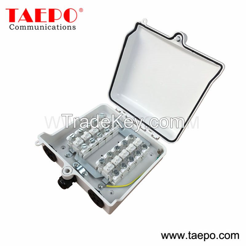 Free Sample Outdoor 10 pairs distribution point dp box for STB module from China Factory TAEPO