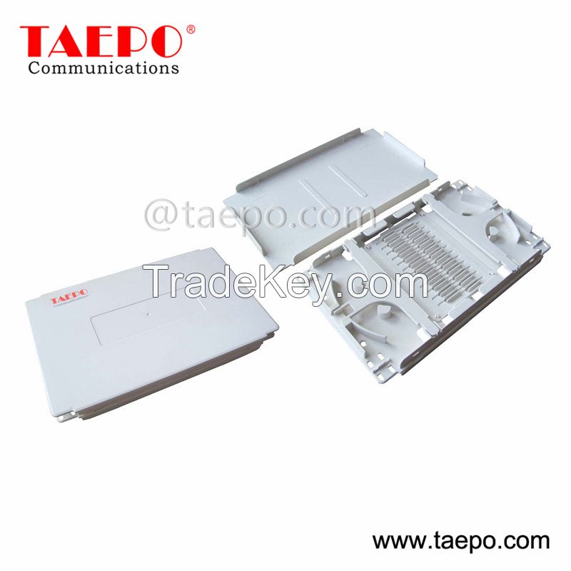 Sample Free 24 fibers plastic Fiber optic splice tray with snap-on cover from China Factory TAEPO