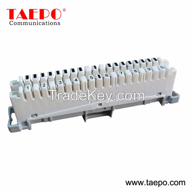 10 pair Krone LSA plus disconnection module from China Factory TAEPO with RRACH report