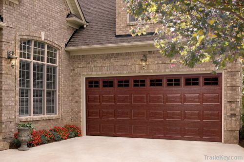 high quality lift solid wood garage door