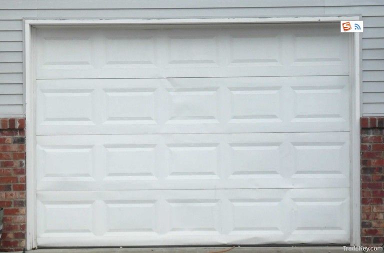 Sectional panel lift garage door